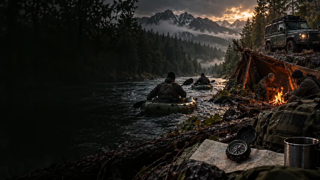 Vouchery prezentowe Camp Formoza na survival, packraft, nawigację i off-road 4x4